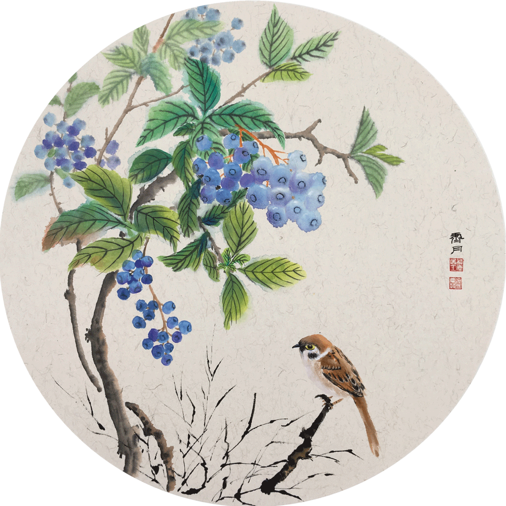 紫袂枝头舞