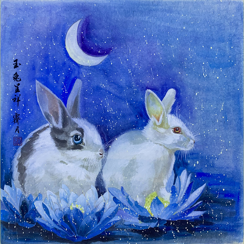 玉兔呈祥