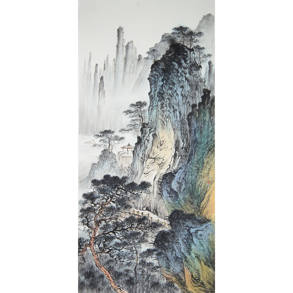 秀峰图四